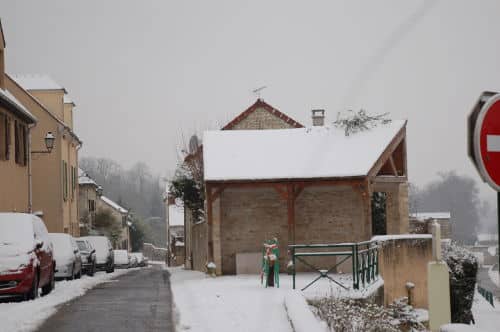 Lavoir de Grignon sous la neige - 78850 - 19/01/2013