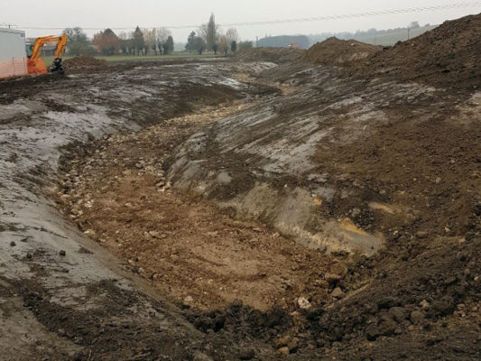 Formation du nouveau lit le 20 novembre 2018