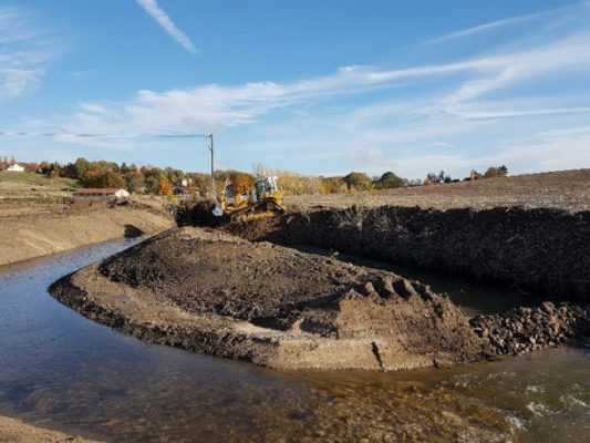 Premier méandre le 8 novembre 2018
